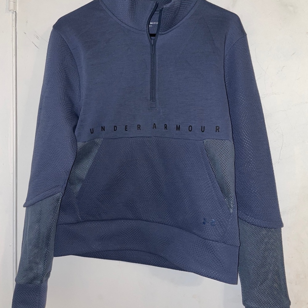 Under Amour Mesh Sweatshirt Half-Zip Size SP